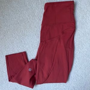 Lululemon Fast and Free 7/8 Leggings size 4